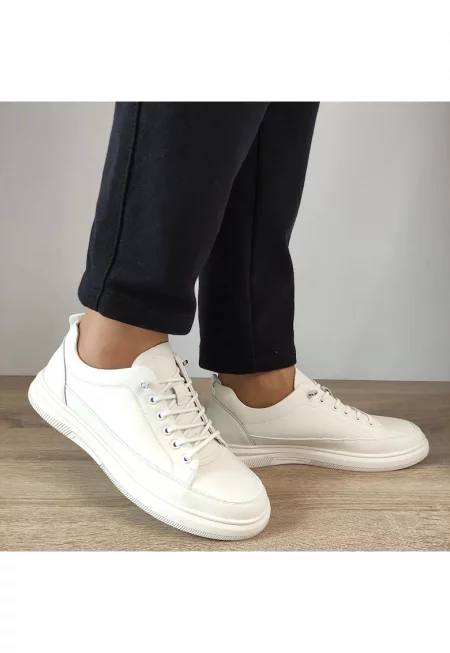 Ежедневни мъжки обувки  Wx2515 Off White - Off White - Сив