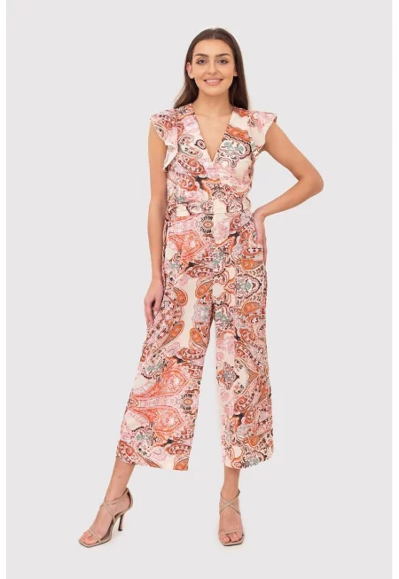 Гащеризон с къс ръкав и волани PA608 MULTI