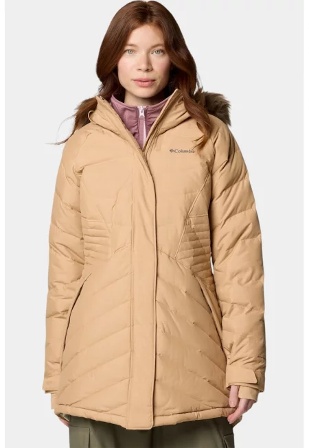 Хайкинг зимно яке Lay D Down с оухена вата - Бежов