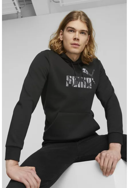 Худи със стандартна кройка и лого