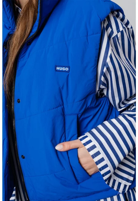 Къс елек с цип