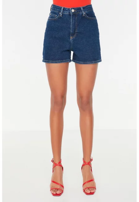 Къси дънки с висока талия