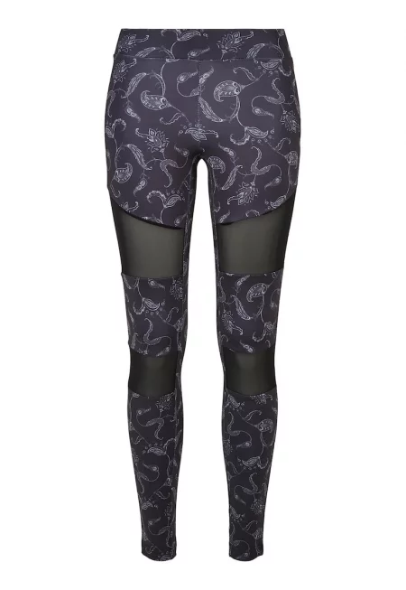 Клин с принт и ефирни зони