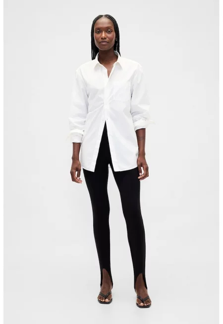 Клин с висока талия - Черен