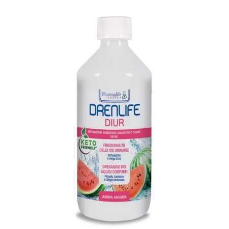 Котешки мустачки 1800 mg + Черешови дръжки + Златна пръчица – Срещу задържане на течности и отоци, Drenlife, 500 ml