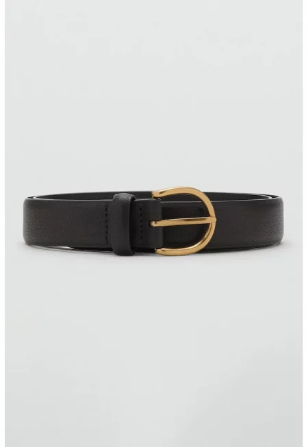 Кожен колан с D-образна тока