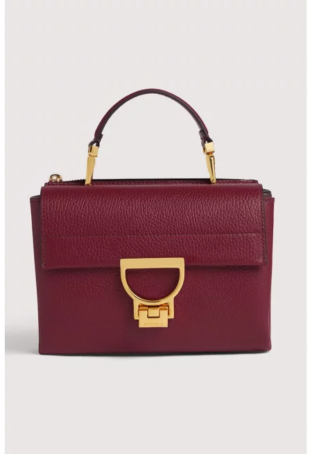 Кожена чанта през рамо Arlettis с две отделения