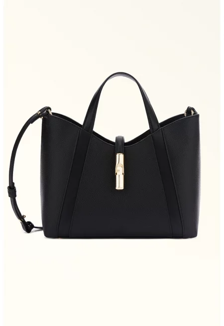 Кожена чанта за рамо с релеф