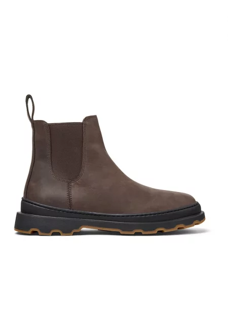 Кожени боти Chelsea с лесно обуване