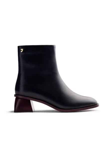 Кожени боти Pierz с цип - Черен