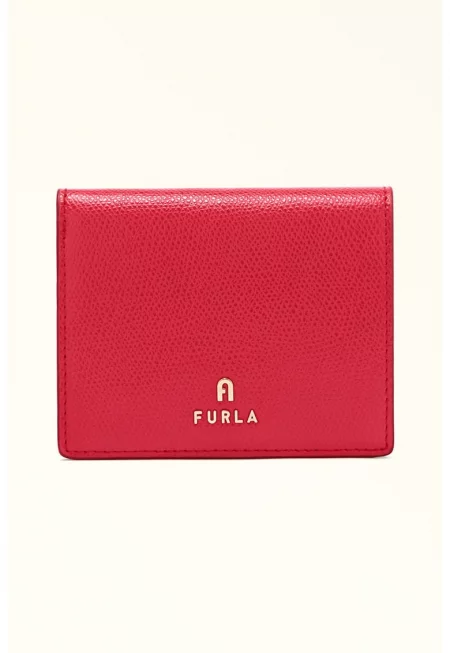 Кожено портмоне Camelia с двойно прегъване