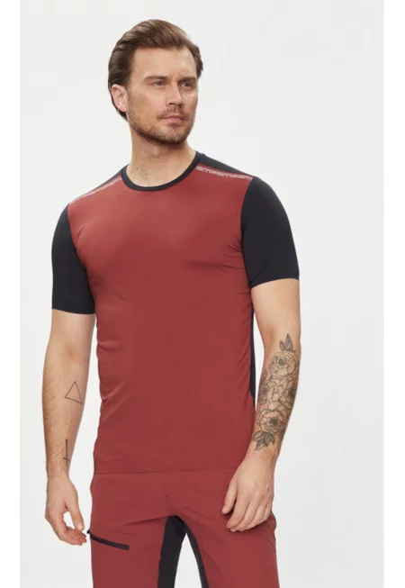 Мъжка тениска -  303442491 - Полиестер - Кафява - Кафяв