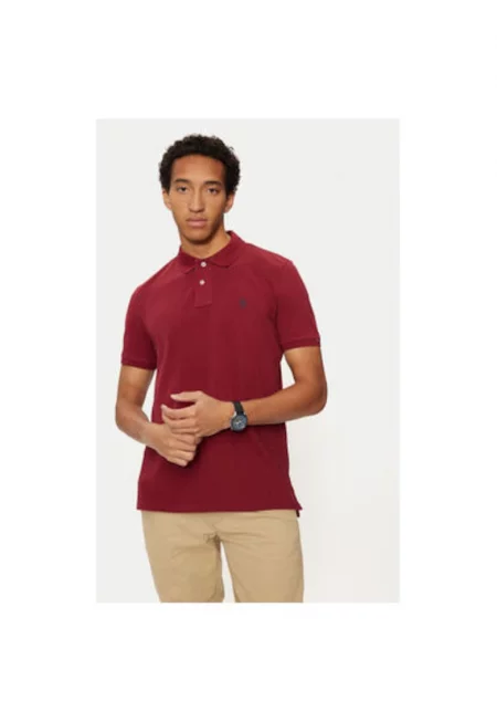 Мъжка тениска - US Polo Assn. - 304797361 - Памук - Черен - Черен