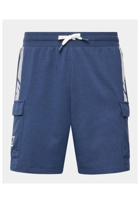 Мъжки къси панталони -  Emporio Armani - Памук - - Тъмносин