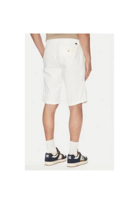 Мъжки къси панталони  Памук - Екрю