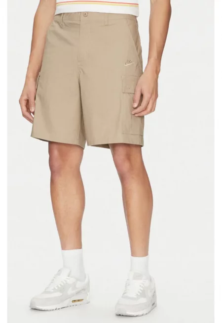 Мъжки шорти -  305366009 - Памук - Кафяв