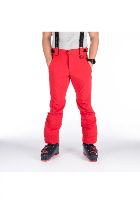 Мъжки ски панталон софтшел 10K/5K Ted - Червен