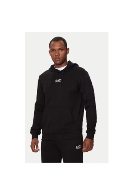 Мъжки суитшърт - Emporio Armani  304286452 - Памук - Черен - Черен