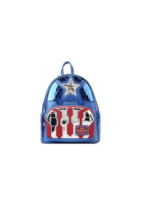 Мини раница  Captain America - многоцветна - 30x25x10см