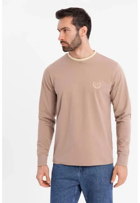 Памучна блуза с лого