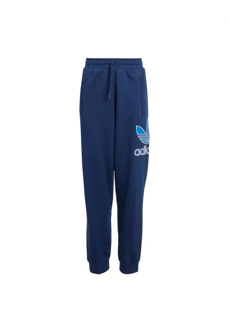 Памучни спортни панталони със средна талия и лайфстайл лого