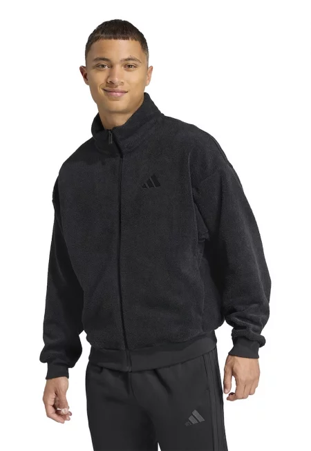 Плюшен суитшърт с цип