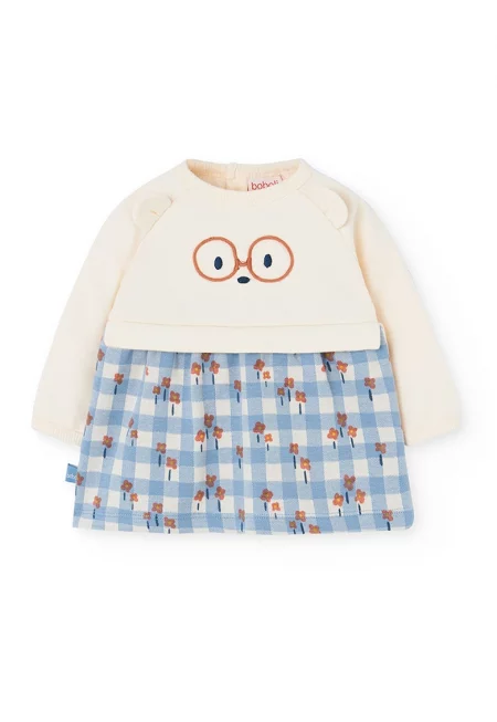 Рокля на каре с дизайн 2 в 1