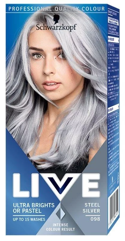 Schwarzkopf Live Ultra Brights Or Pastel Полутрайна боя за коса в ярки цветове
