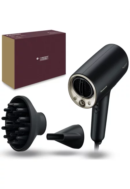 Сешоар   с nanoe™ MOISTURE+ и минерални йони - Автоматично откриване и регулиране на температурата - 1600W - 4 режима на използване и 3 нива на ...