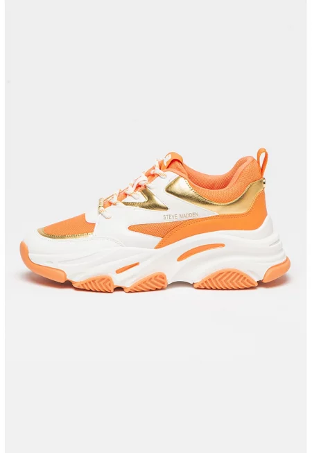 Спортни обувки Progressive с масивен дизайн - Бял/Оранжев