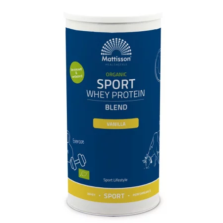 Суроватъчен протеин със суперхрани – Мускулно възстановяване, 450 g прах, с вкус ванилия