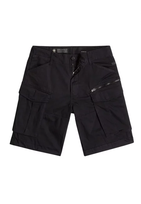 Свободни карго шорти Rovic - Черен