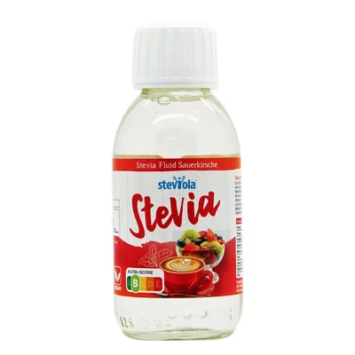 Течна стевия с аромат на вишни - Steviola, 125 ml