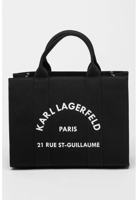 Текстилна чанта с контрастно лого