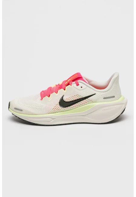 Текстилни oбувки Pegasus 41 за бягане - Бял/Черен/Лайм зелено