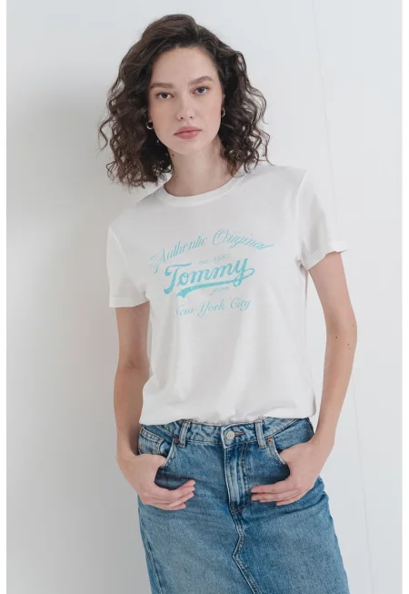 Тениска с надпис