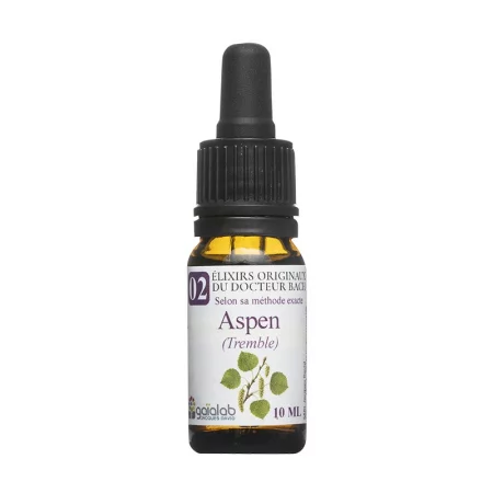 Цветна есенция Бах № 02 – Трепетлика (Aspen), капки, 10 ml