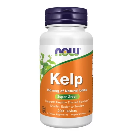 Йод (от келп) – Нормална функция на щитовидната жлеза, 150 µg, 200 таблетки
