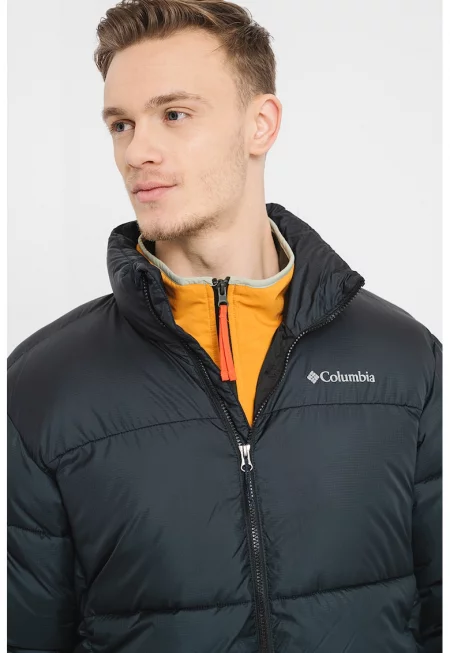 Зимно капитонирано яке Puffect III с бухнал дизайн - Черен