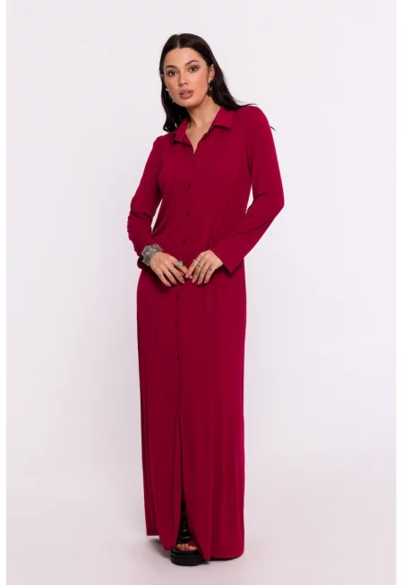 BeWear Дамска макси рокля Drux B285 cappuccino