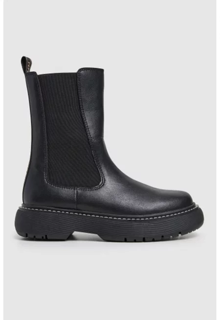 Боти Chelsea от еко кожа - Черен