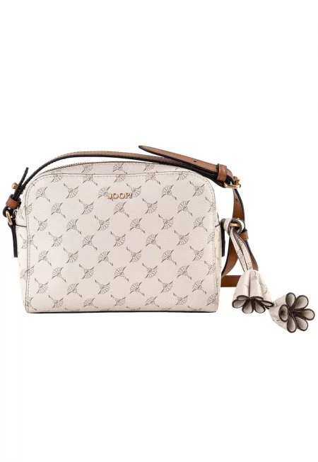 Чанта от еко кожа Cortina 1.0 с пискюли - Бял