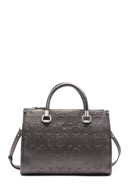 Чанта за рамо от еко кожа - Черен