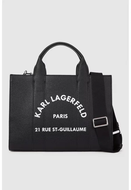 Чанта за рамо от еко кожа с лого