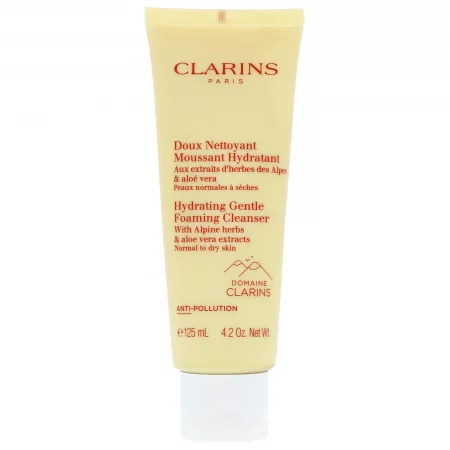 Clarins Hydrating Gentle Foaming Cleanser With Alpine Herbs & Aloe Vera Extracts Почистваща пяна за нормална към суха кожа без о