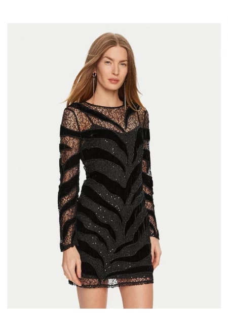 Дамска коктейлна рокля Marciano Guess - черна