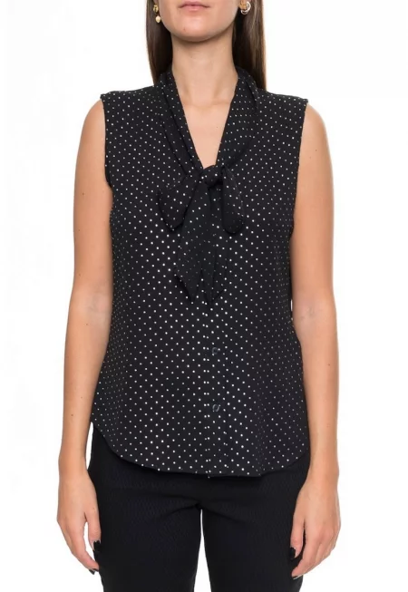 дамска риза S01TF11A - Черен