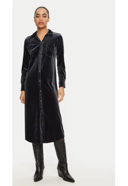 Дамска рокля -  304998515 - Полиестер - Черен - Черен