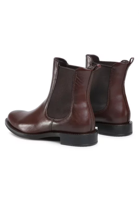 Дамски боти до глезена  26650301014 - Естествена кожа - Кафяв - Кафяв