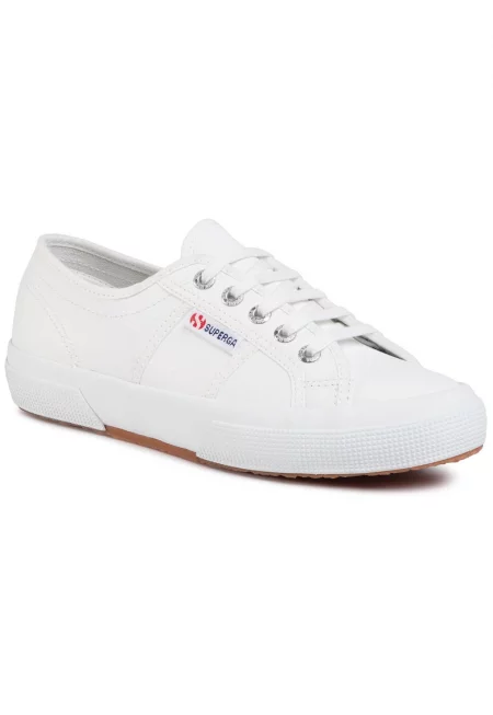 Дамски кецове  Естествена кожа - Бял - Бял